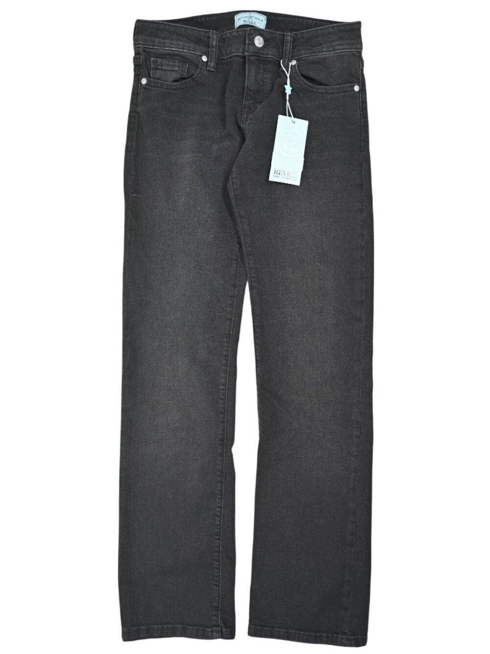 Revice Low Down Jeans in Jet Black